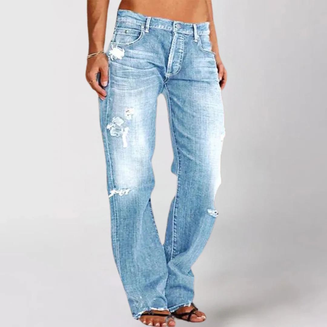Felicia® | Fashionable Summer Trousers Made Of Denim - Image 2
