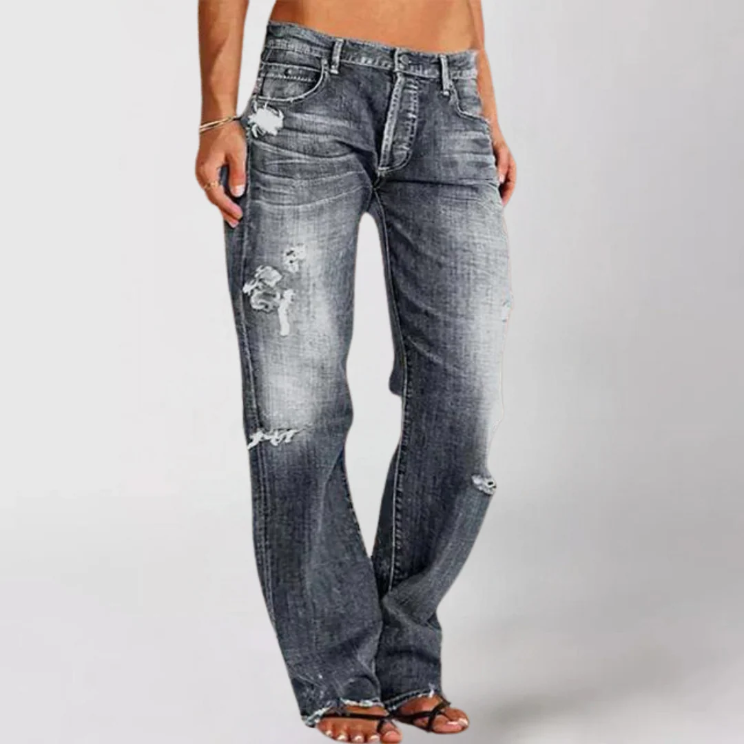 Felicia® | Fashionable Summer Trousers Made Of Denim - Image 3