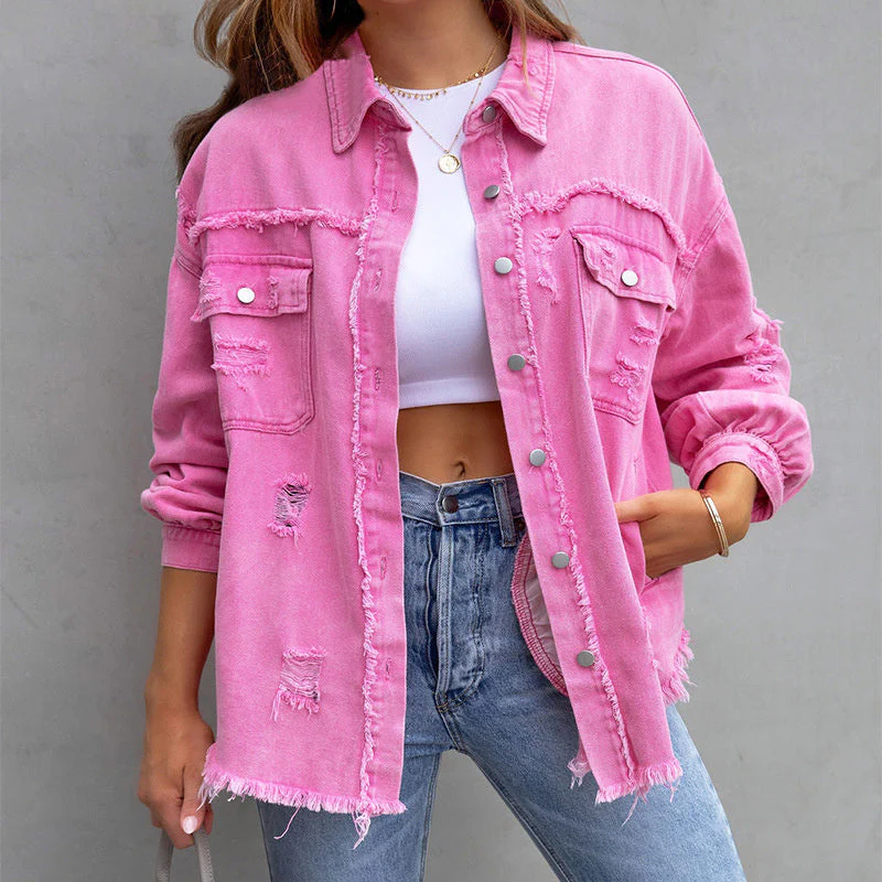 Felisa | Colorful denim jacket - Image 2