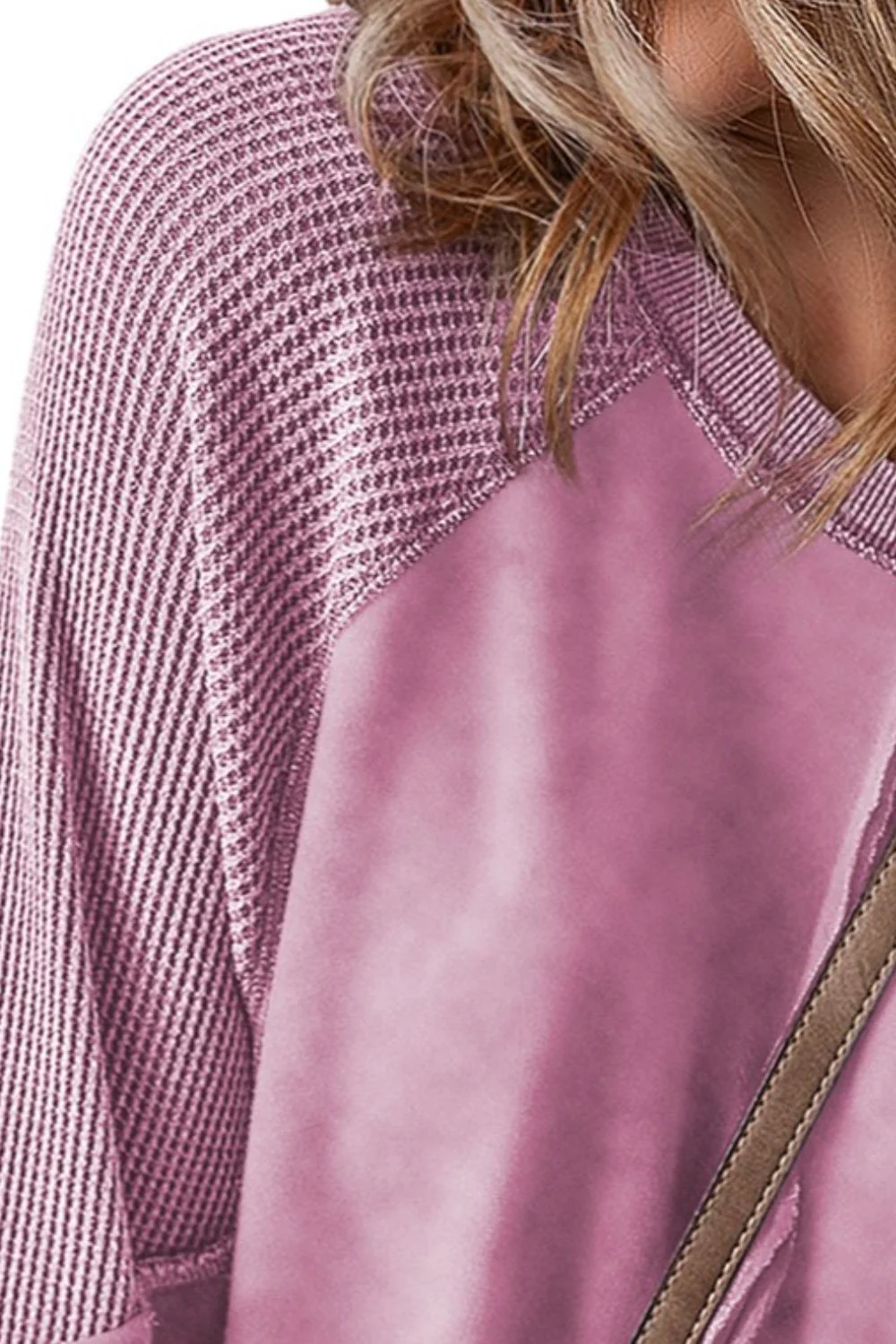 Felisa | Long sleeve sweatshirt with exposed seams - Image 6