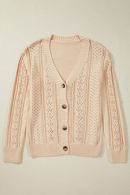 Fernanda | Open knit women's knitted sweater with deep shoulders - Image 14