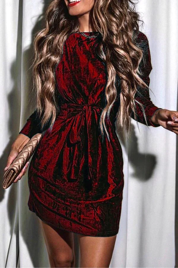 Fernanda® | Round Neck Mini Dress - Image 2