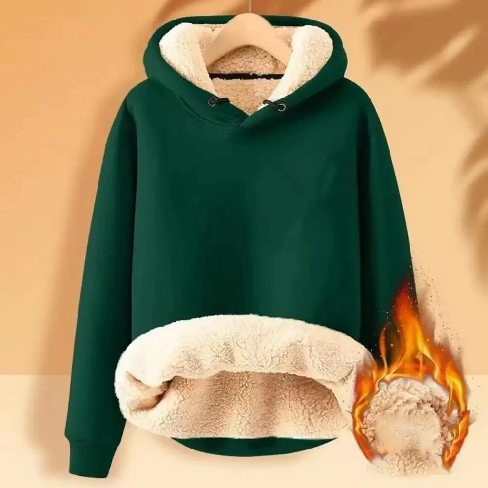 Flavia | Fleece sweater with hood - Image 3
