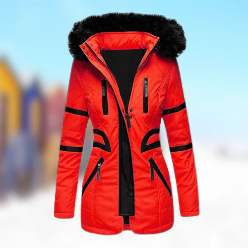 Fleur | Elegant women's jacket slim fit vest - Image 2