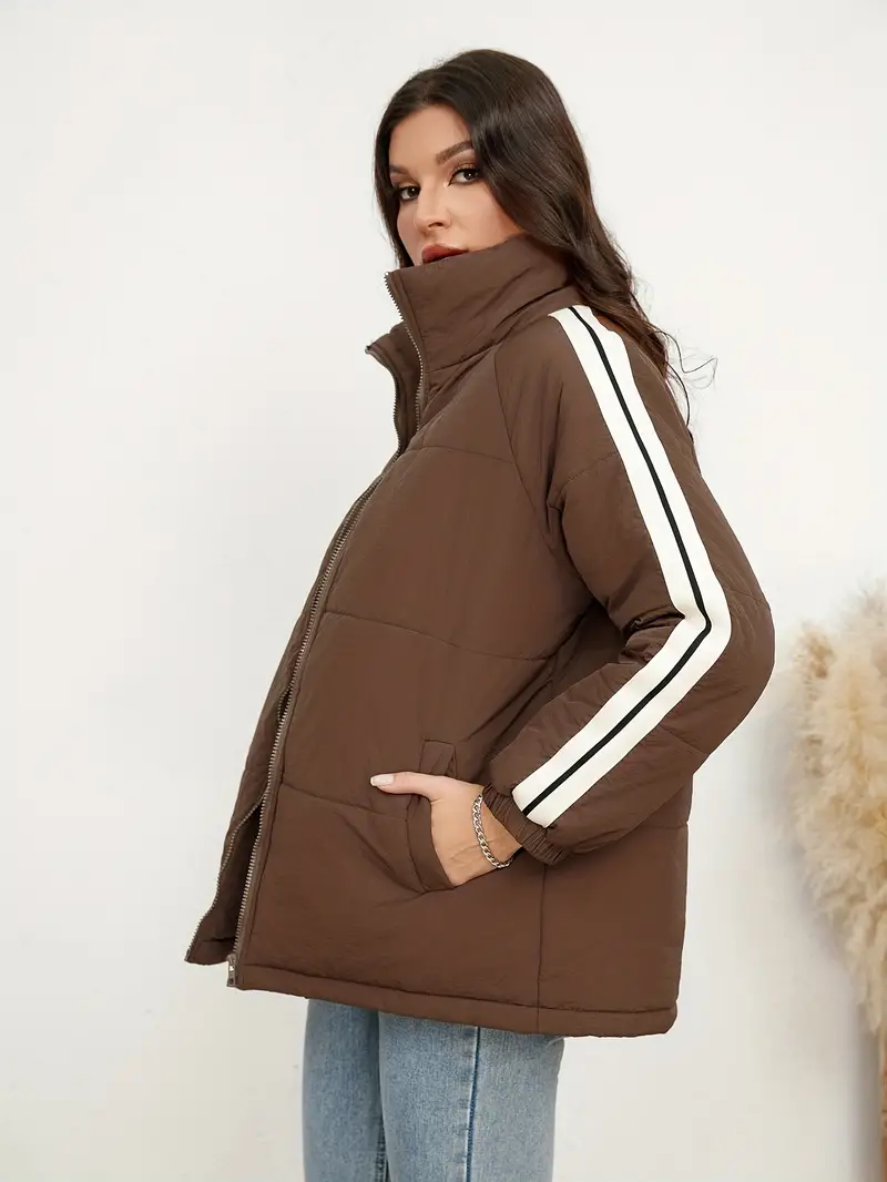 Flor | Jacket with zip and high collar - Image 2