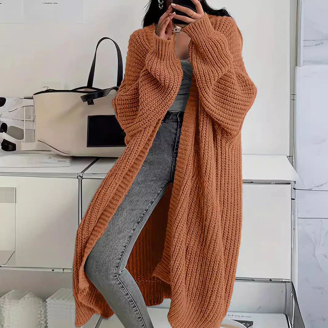 Flor® | Plain Open-Front Cardigan - Image 2