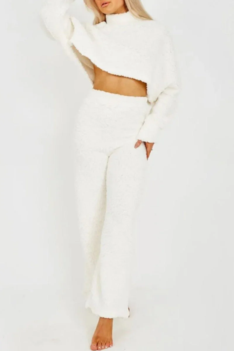 Flora | Casual solid color half turtleneck long sleeve two piece sweater - Image 6