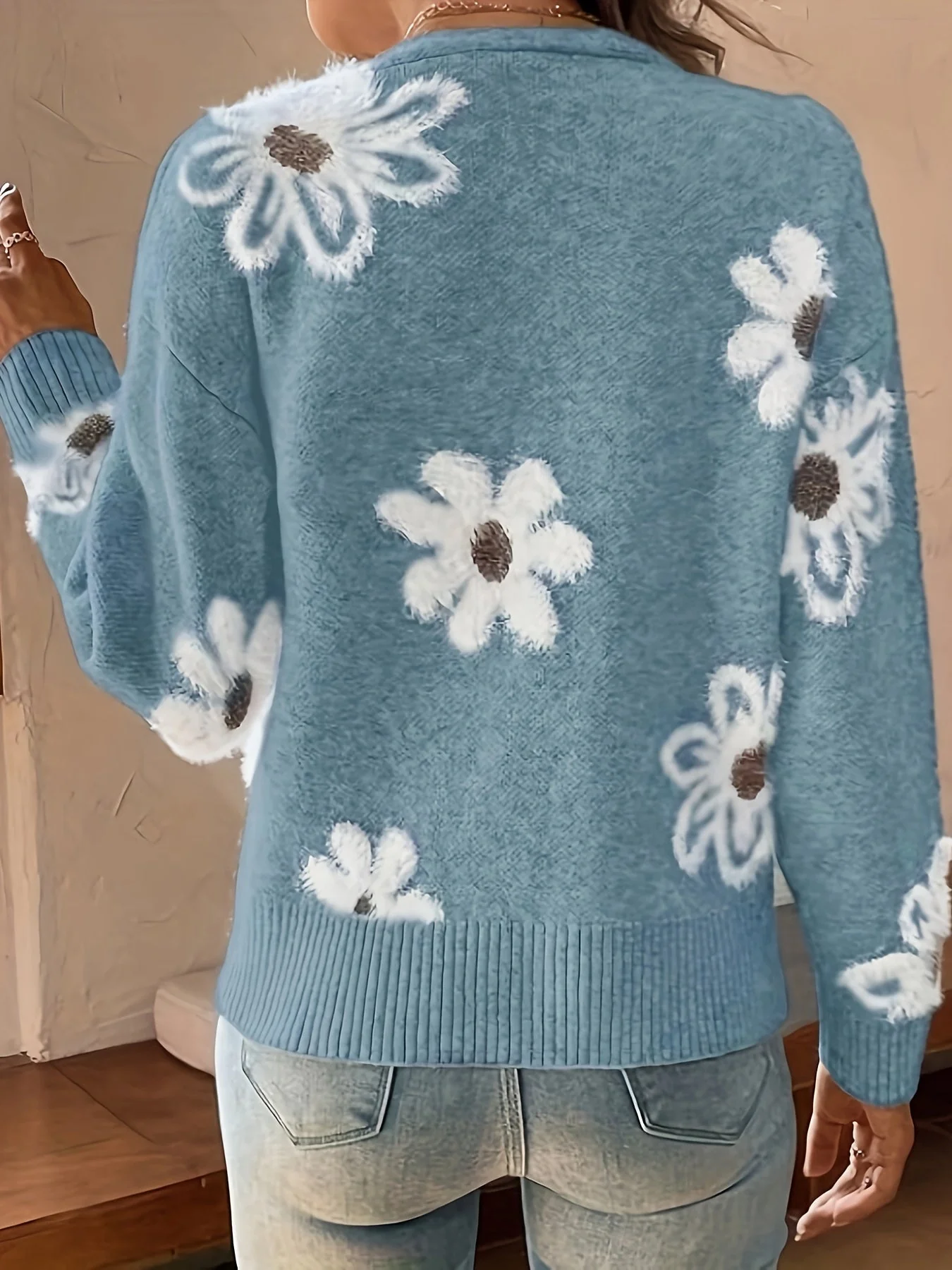 Florencia | Floral sweater for women - Image 3