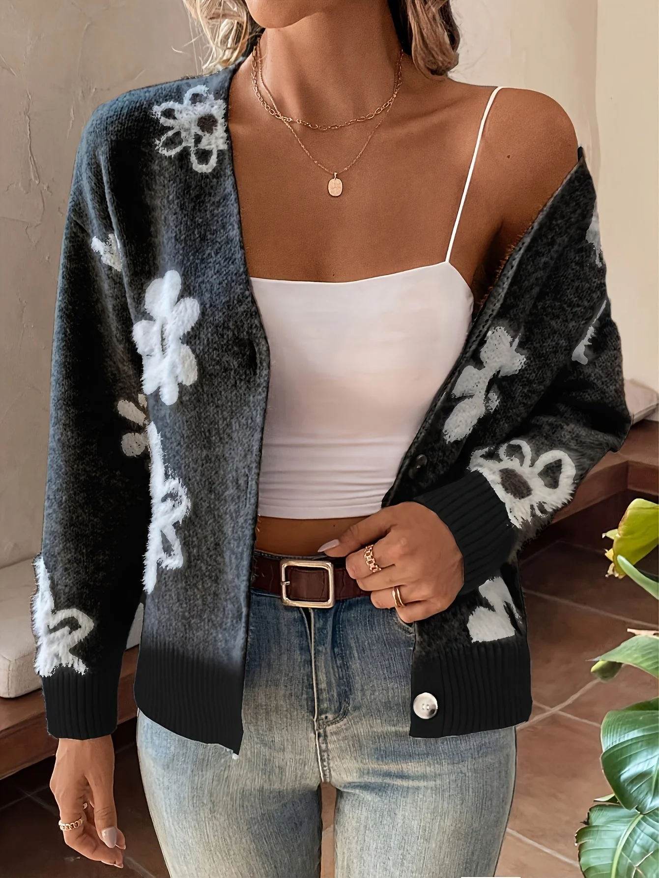 Florencia | Floral sweater for women - Image 8