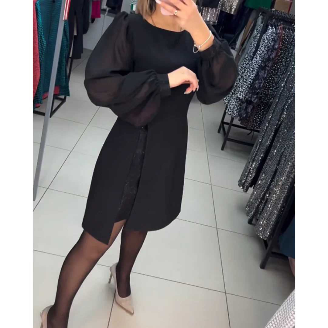 Francisca® | Elegant Plain Dress - Image 2