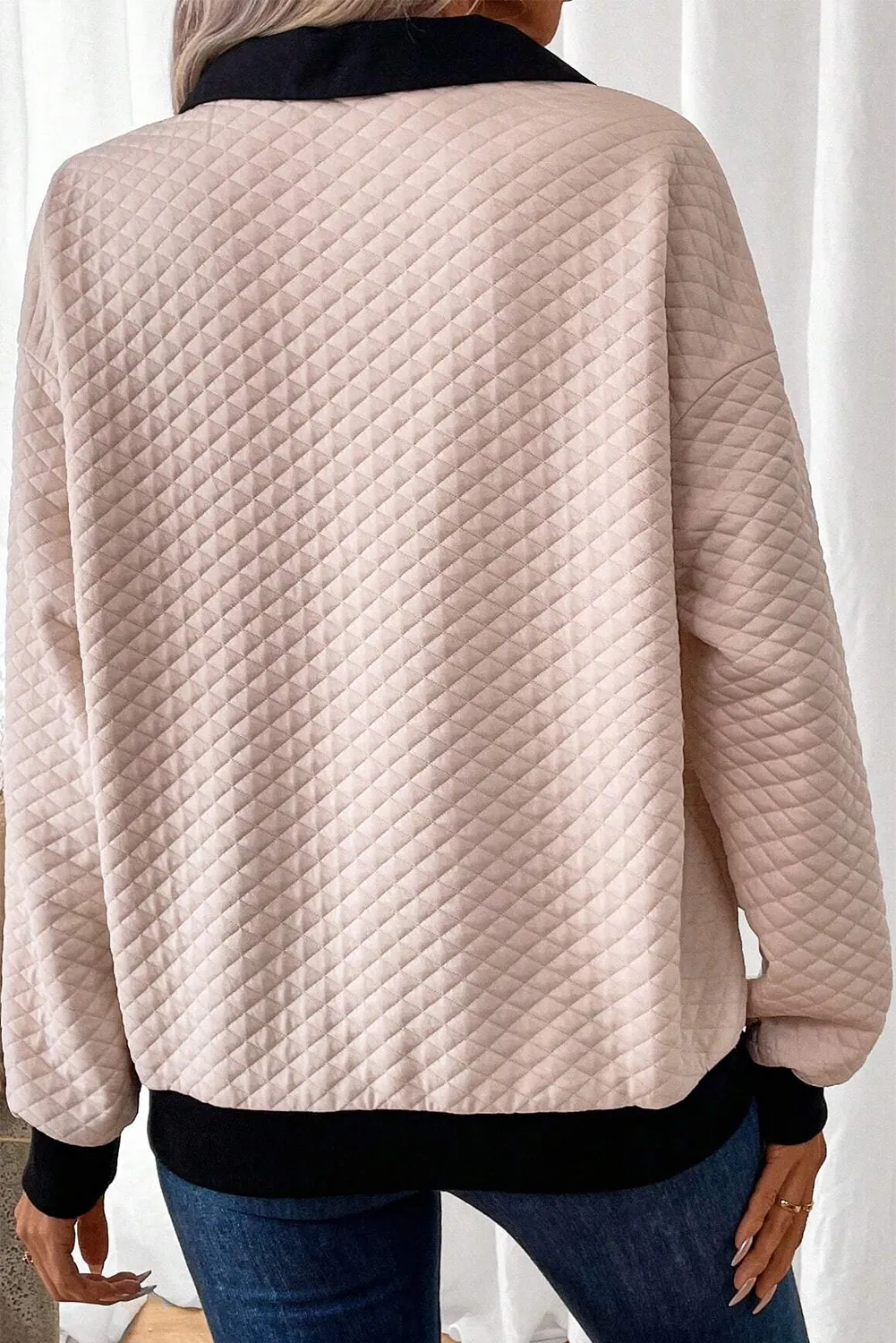 Francisca | Structured, long-sleeved collared top - Image 4