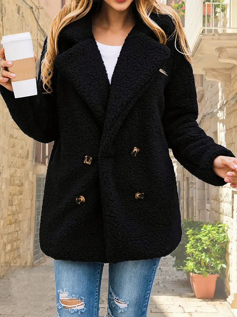 Frida | Knitted plush jacket