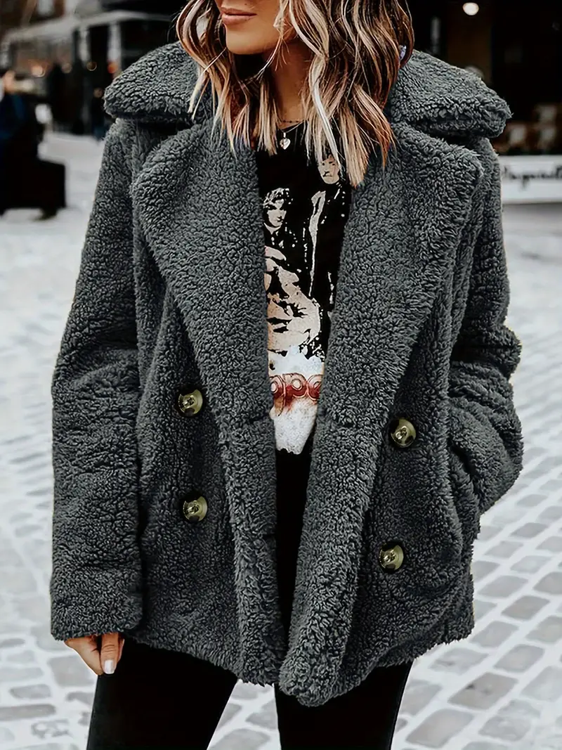 Frida | Knitted plush jacket - Image 10