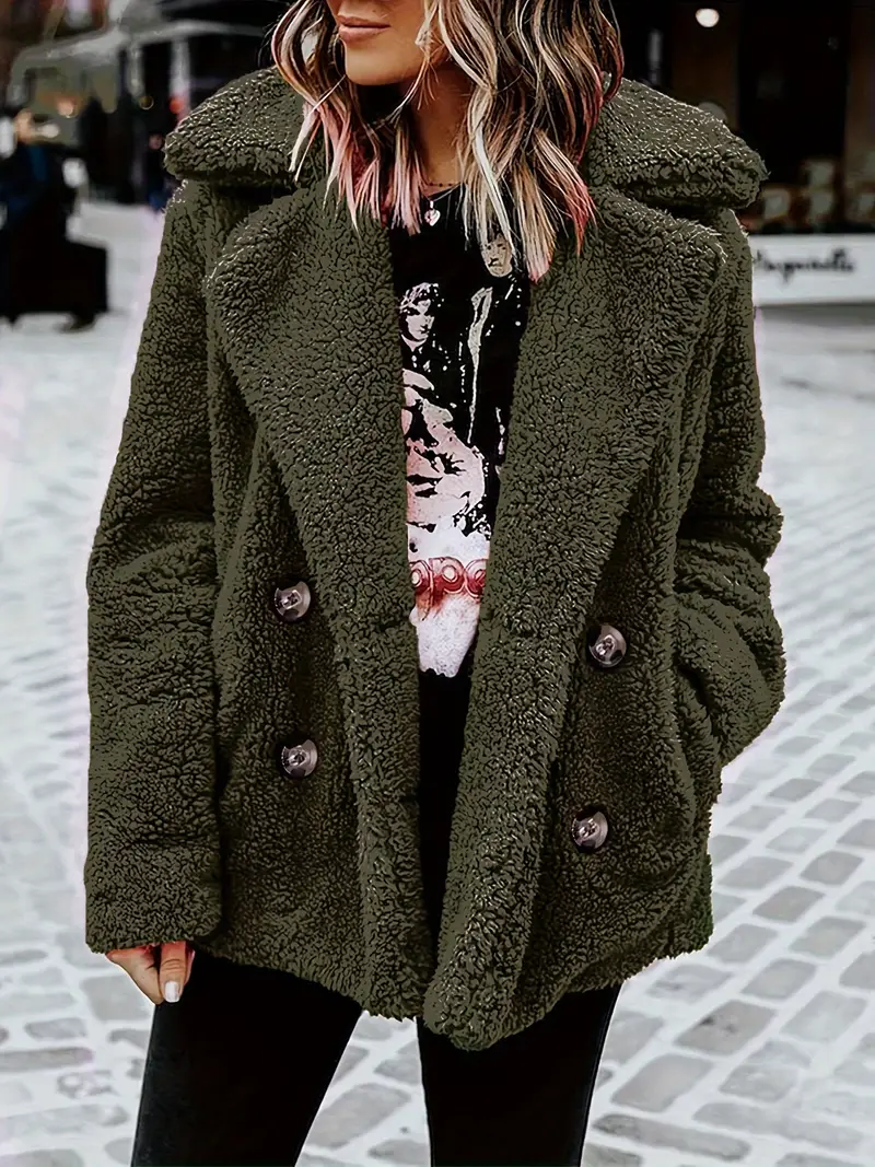 Frida | Knitted plush jacket - Image 6