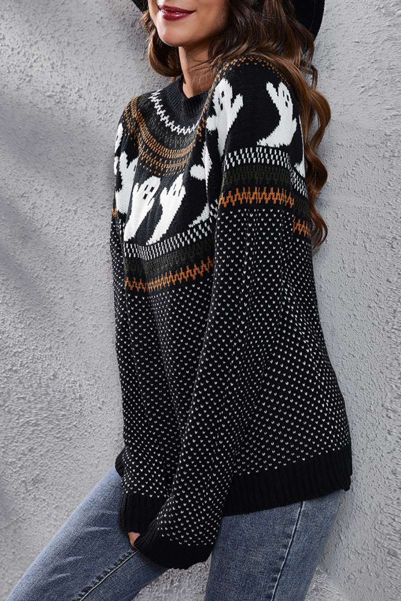 Frieda | Casual patchwork tops with contrast O-neck - Image 24