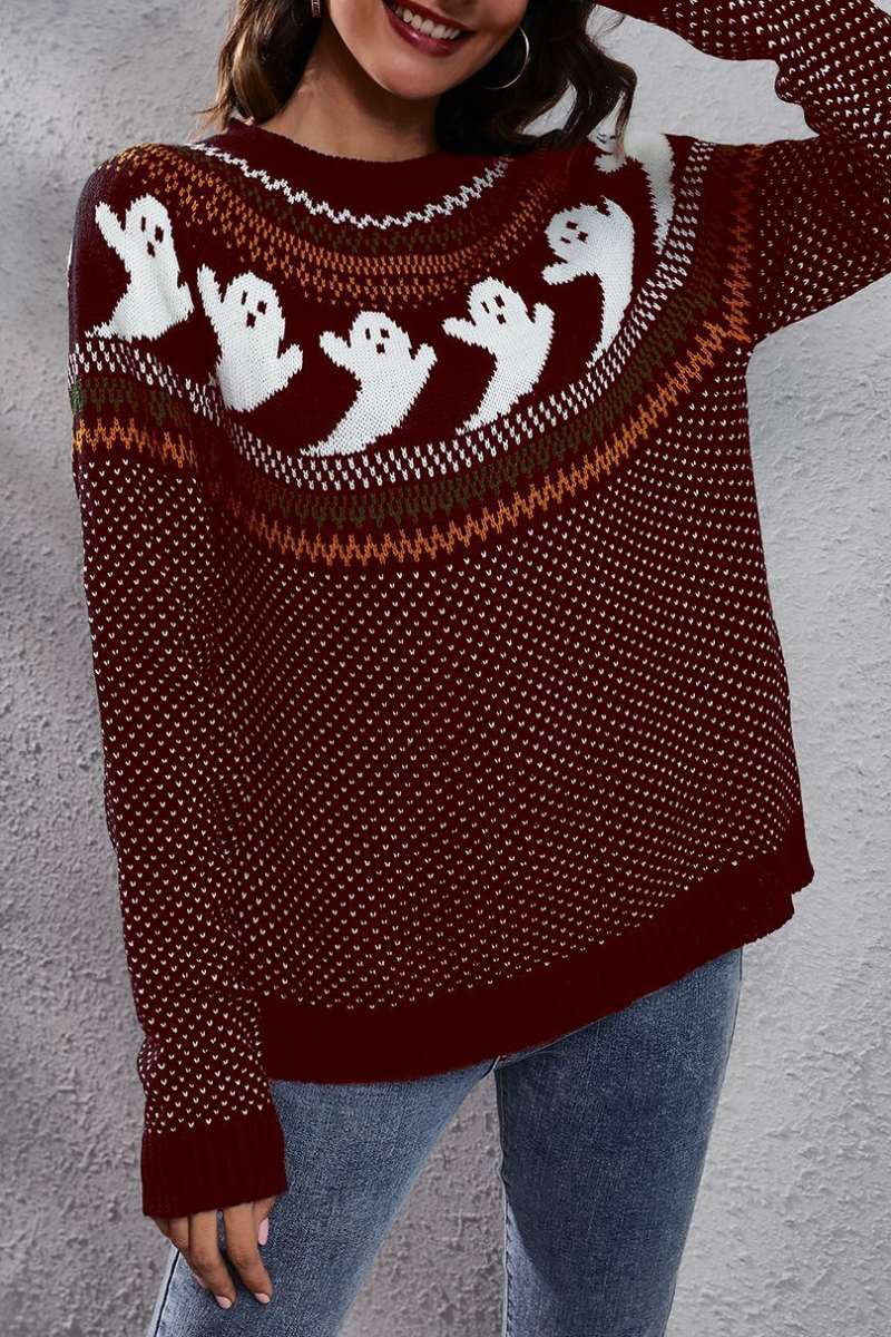 Frieda | Casual patchwork tops with contrast O-neck - Image 7