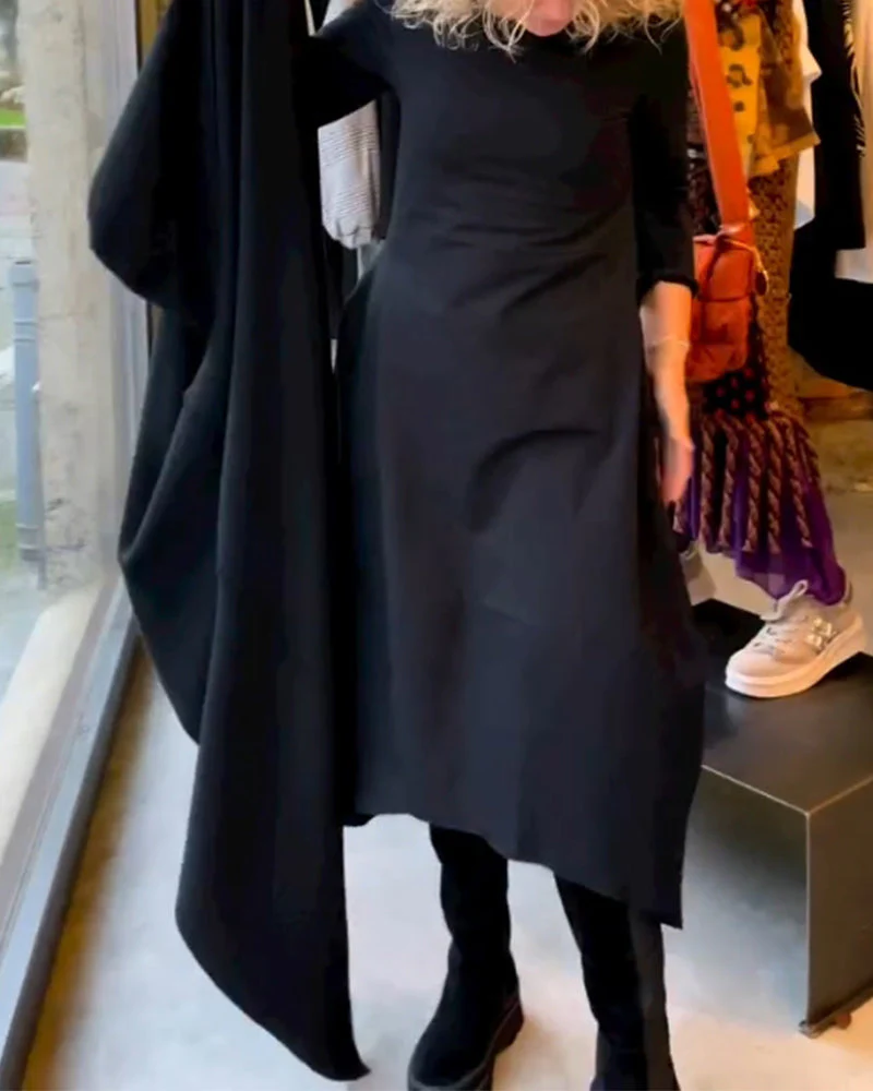 Frieda | Long dress with pockets - Image 4