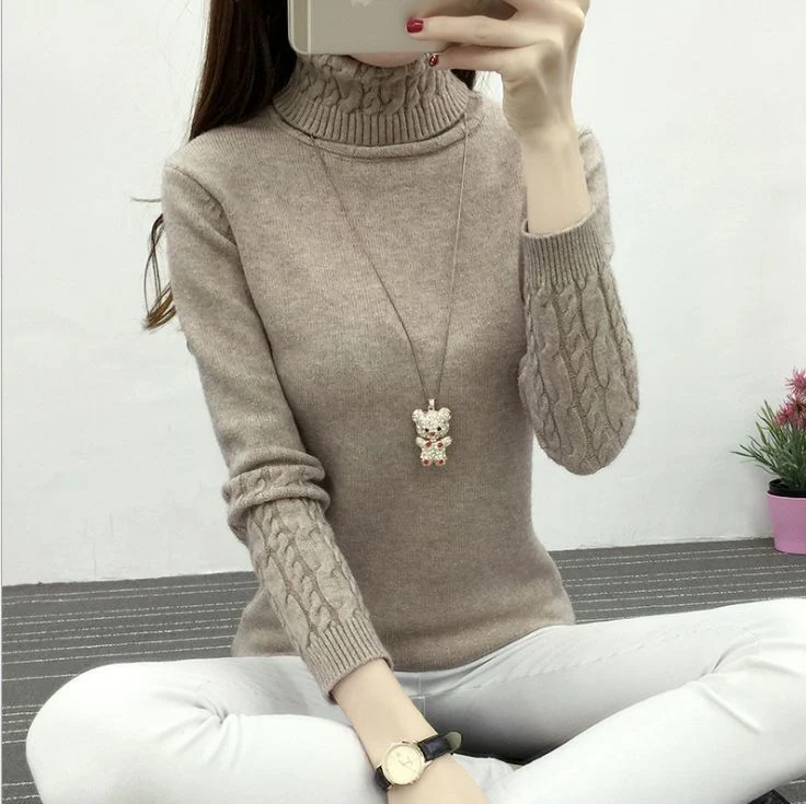 Frieda | Turtleneck sweater Minda for women - Image 3