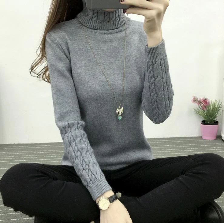 Frieda | Turtleneck sweater Minda for women - Image 6