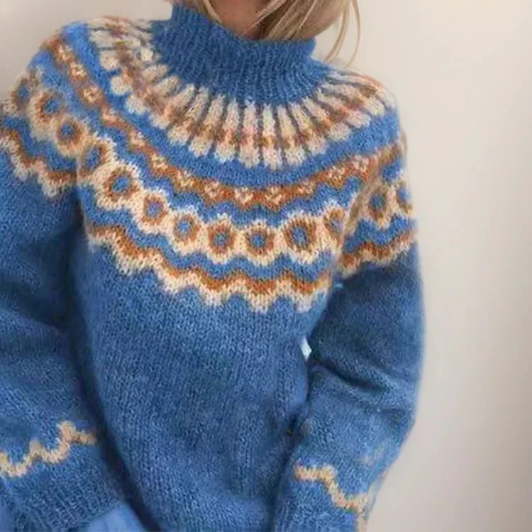 Frieda | Thick, cozy turtleneck sweater - Image 3