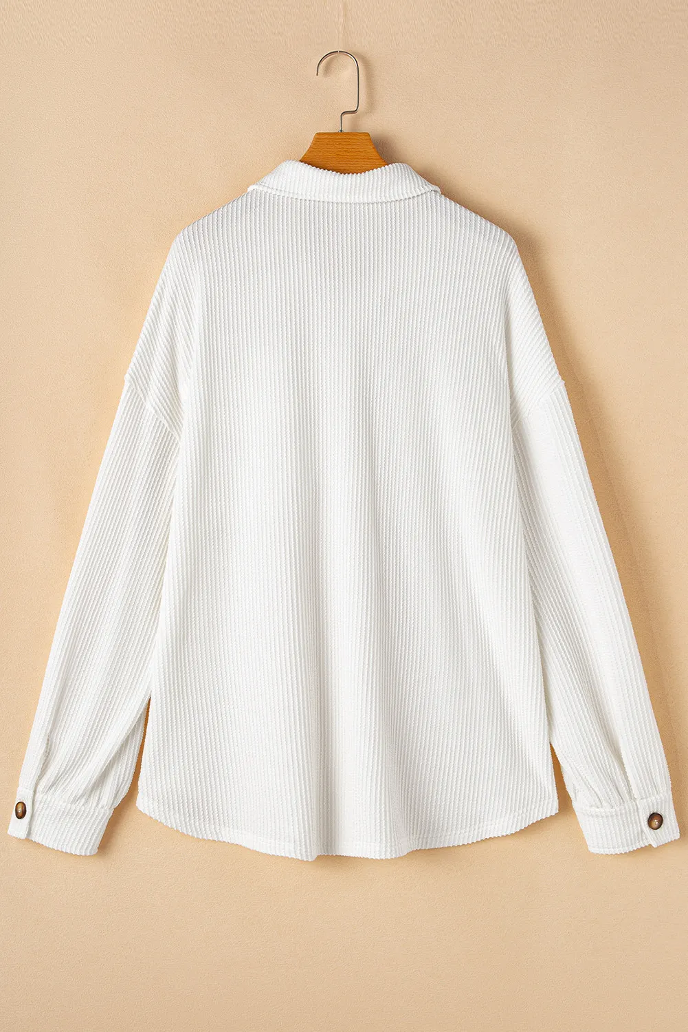 Gabriela | Oversized long sleeve button down jacket - Image 3