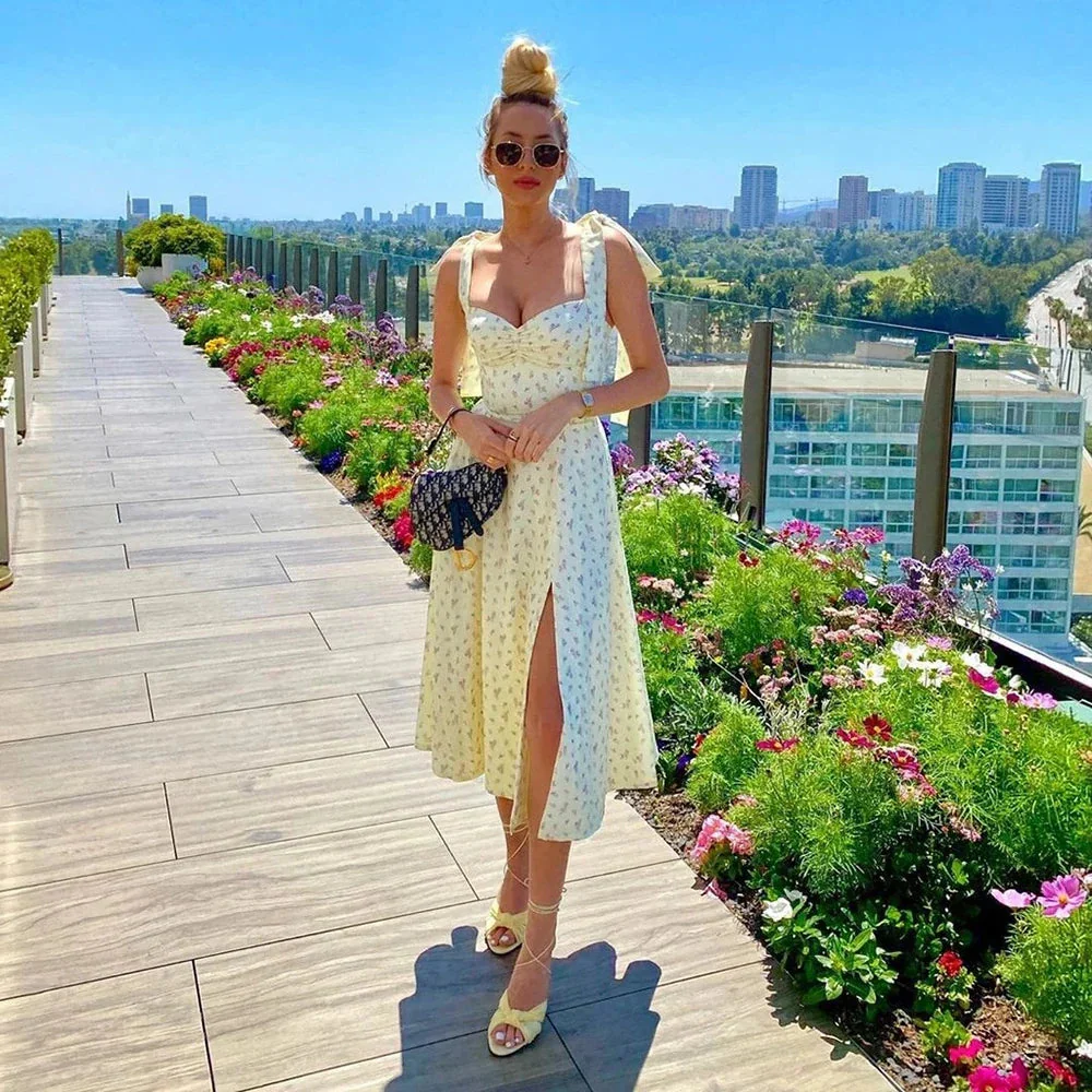 Genoveva® | Midi Summer Dress With Daisy Print - Image 3
