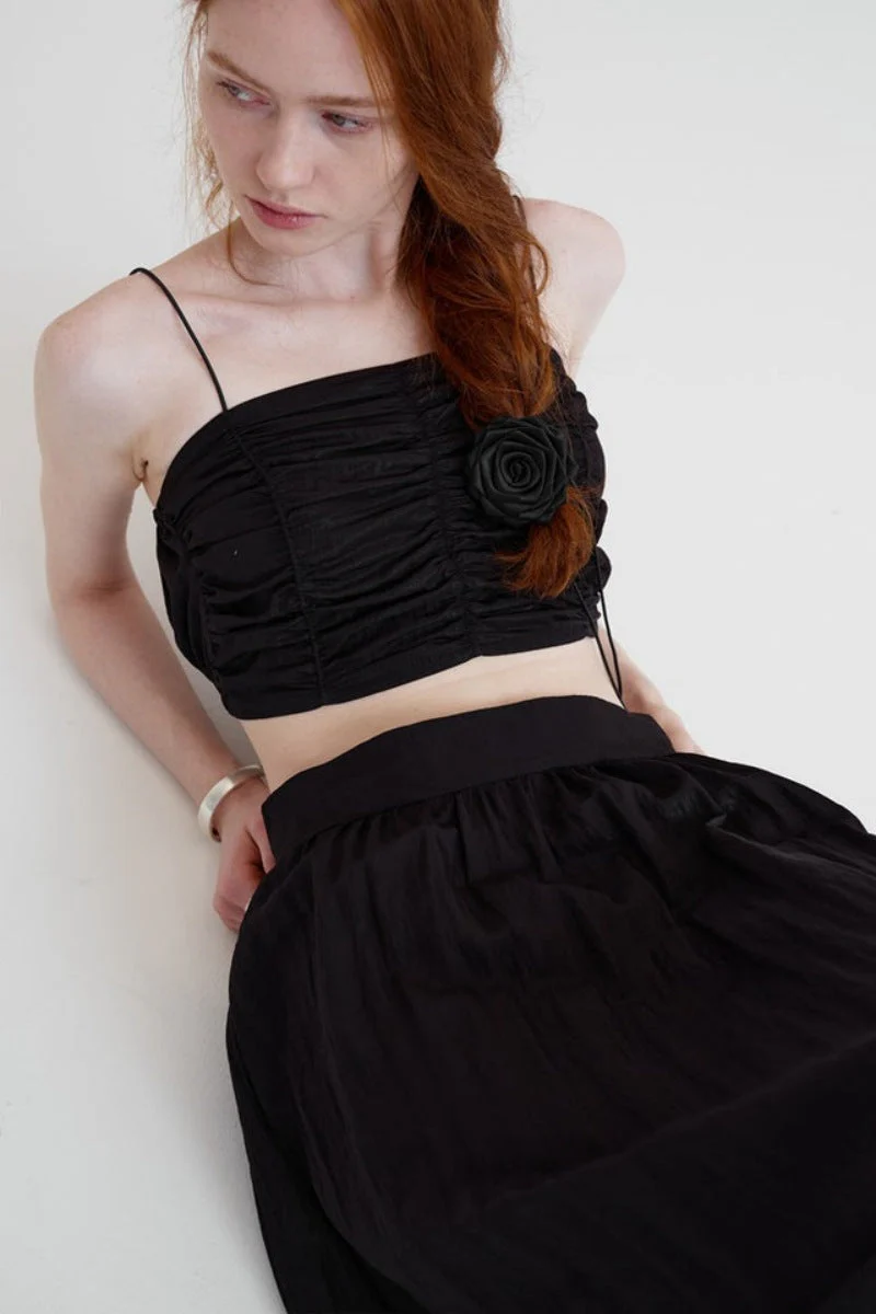Georgina® | Sleeveless Bandeau Top With Pleats - Image 7