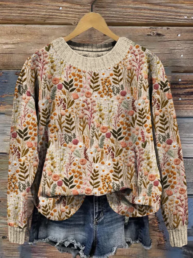 Gerd | Comfortable floral sweater