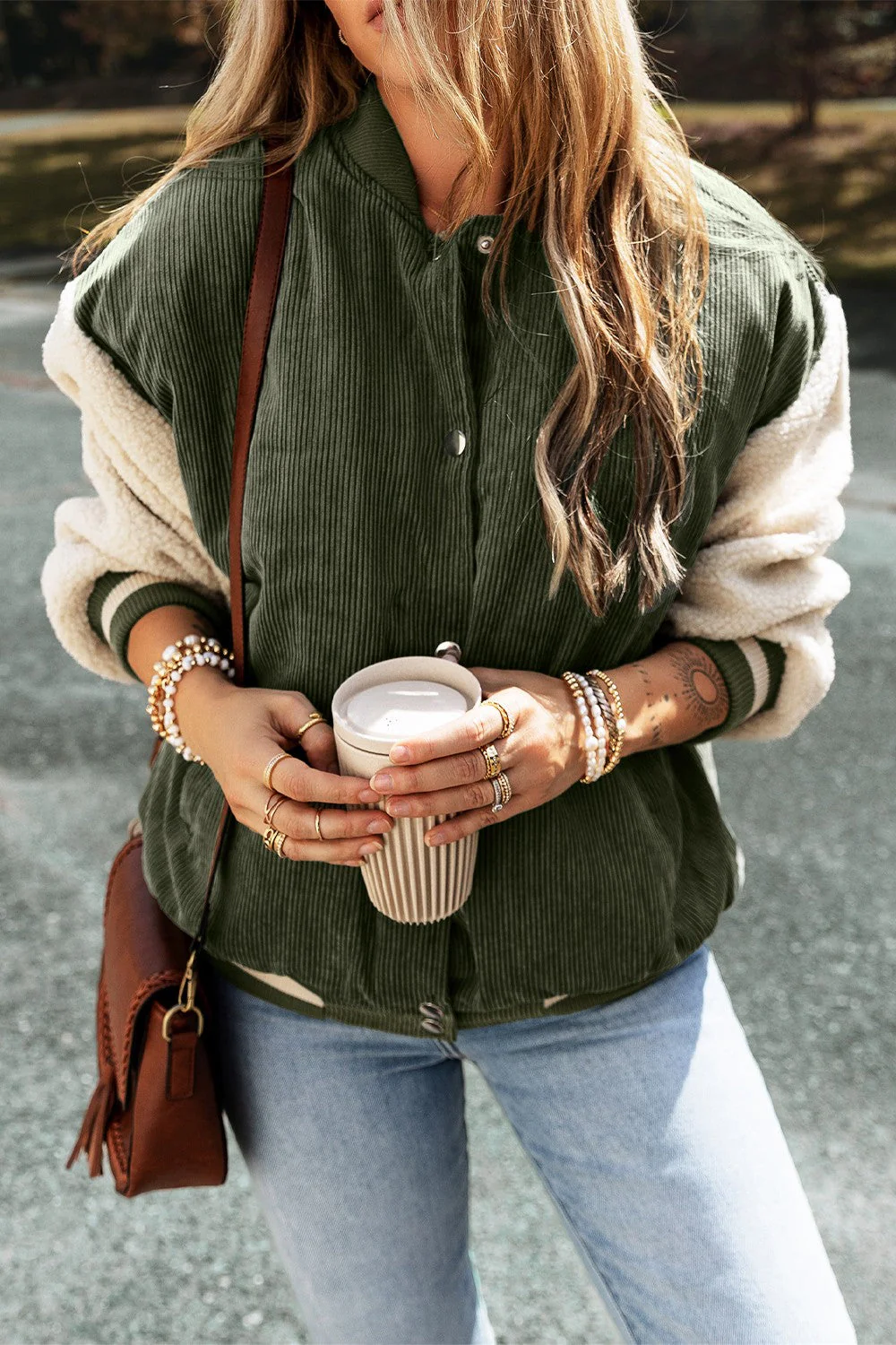 Gerda | Jacket with dropped shoulders and long sleeves - Image 5