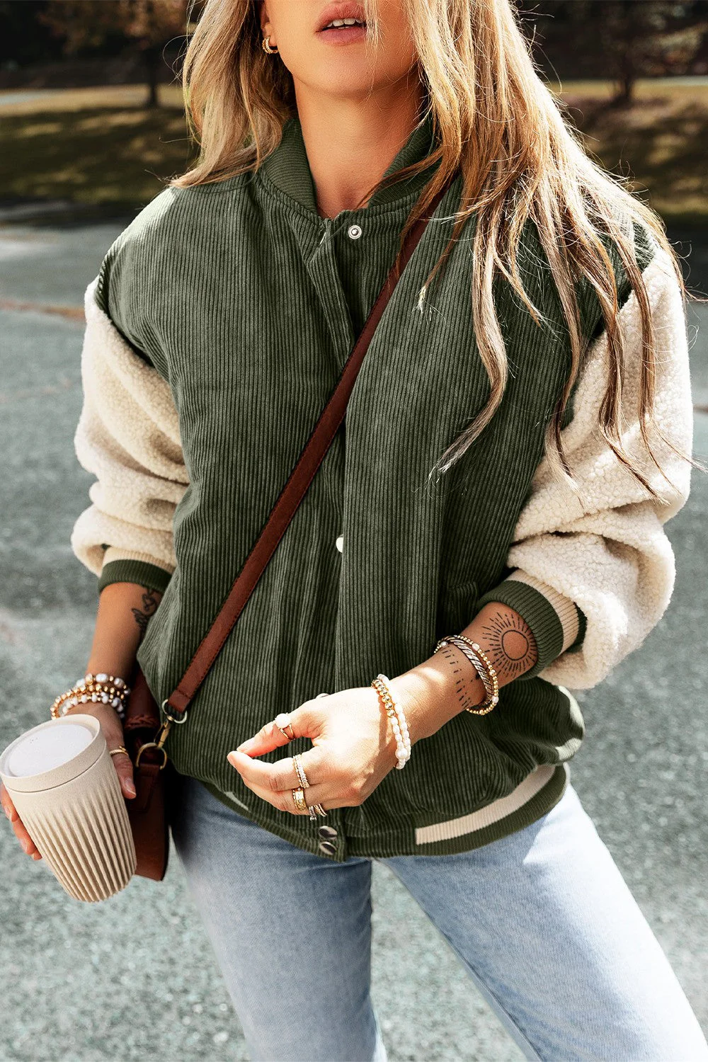 Gerda | Jacket with dropped shoulders and long sleeves - Image 7