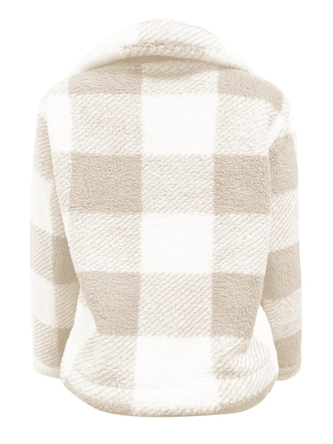 Gertrud | Checked jacket with long sleeves and full size zip - Image 5
