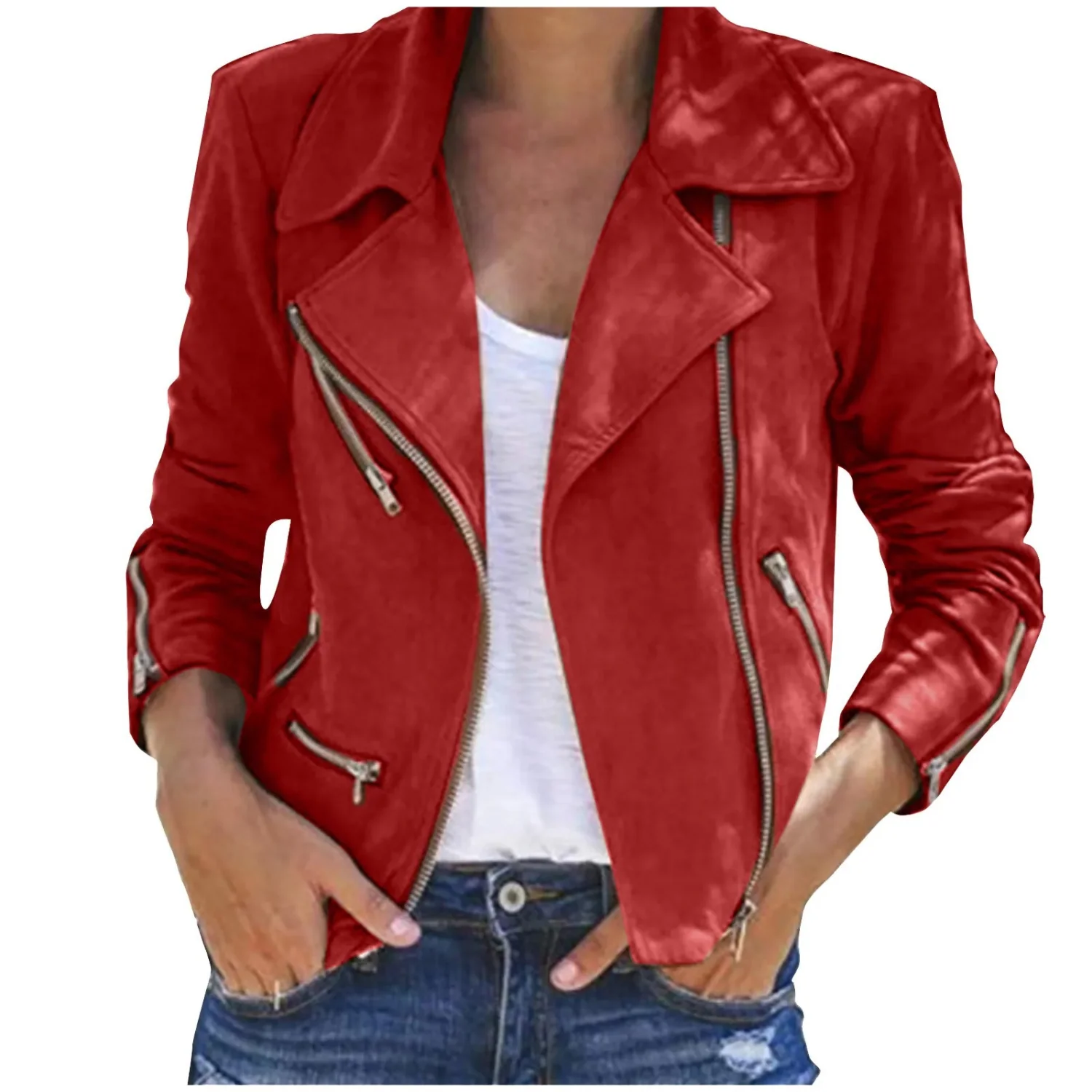 Gertrud® | Leather jacket with zip - Image 2