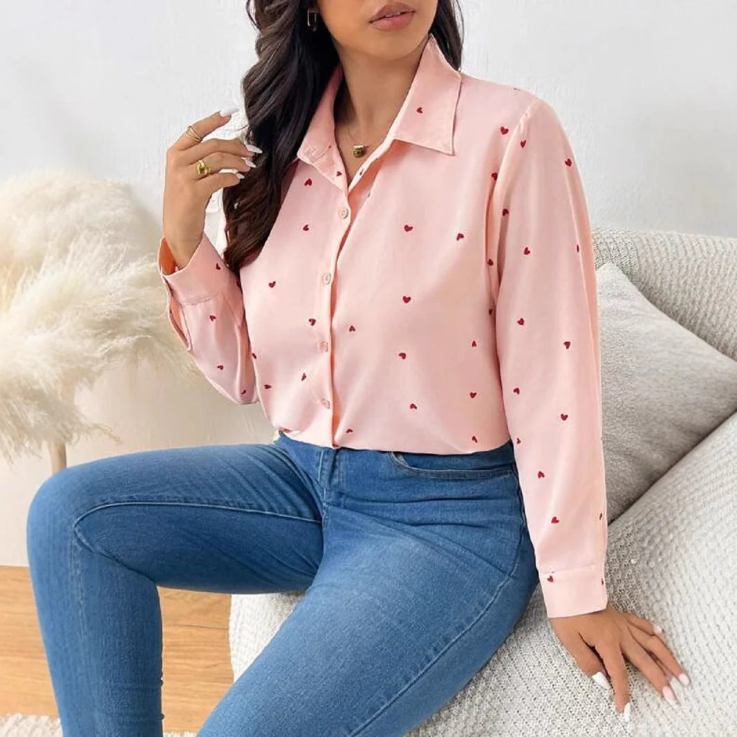 Gertrudis® | Women'S Blouse With Heart Pattern - Image 4