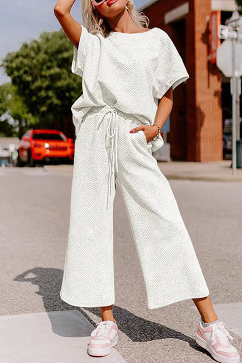 Gilda® | Casual Loose T-Shirt And Wide-Legged Pants Set - Image 4