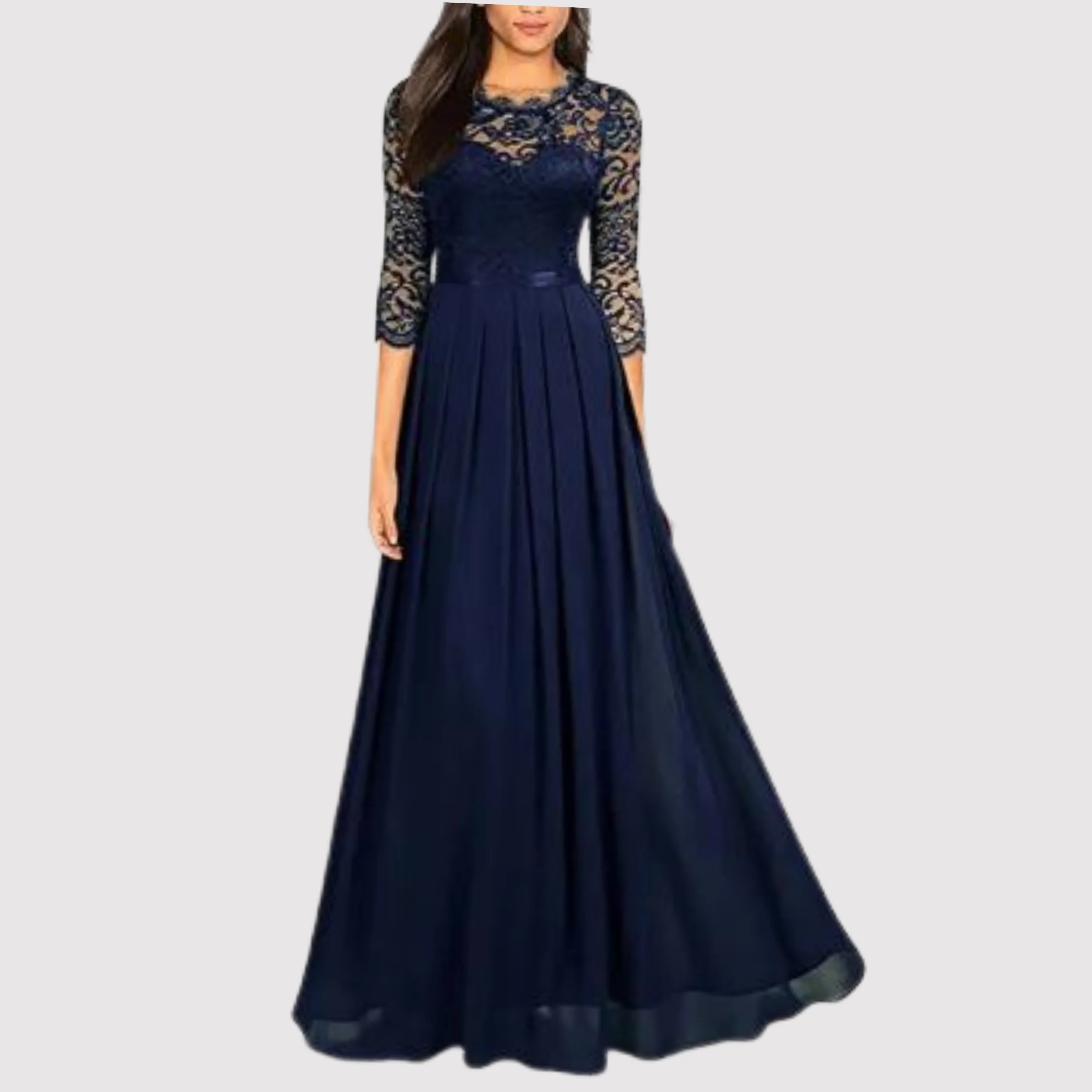 Gilda® | Sexy Lace Chiffon Dress - Image 3