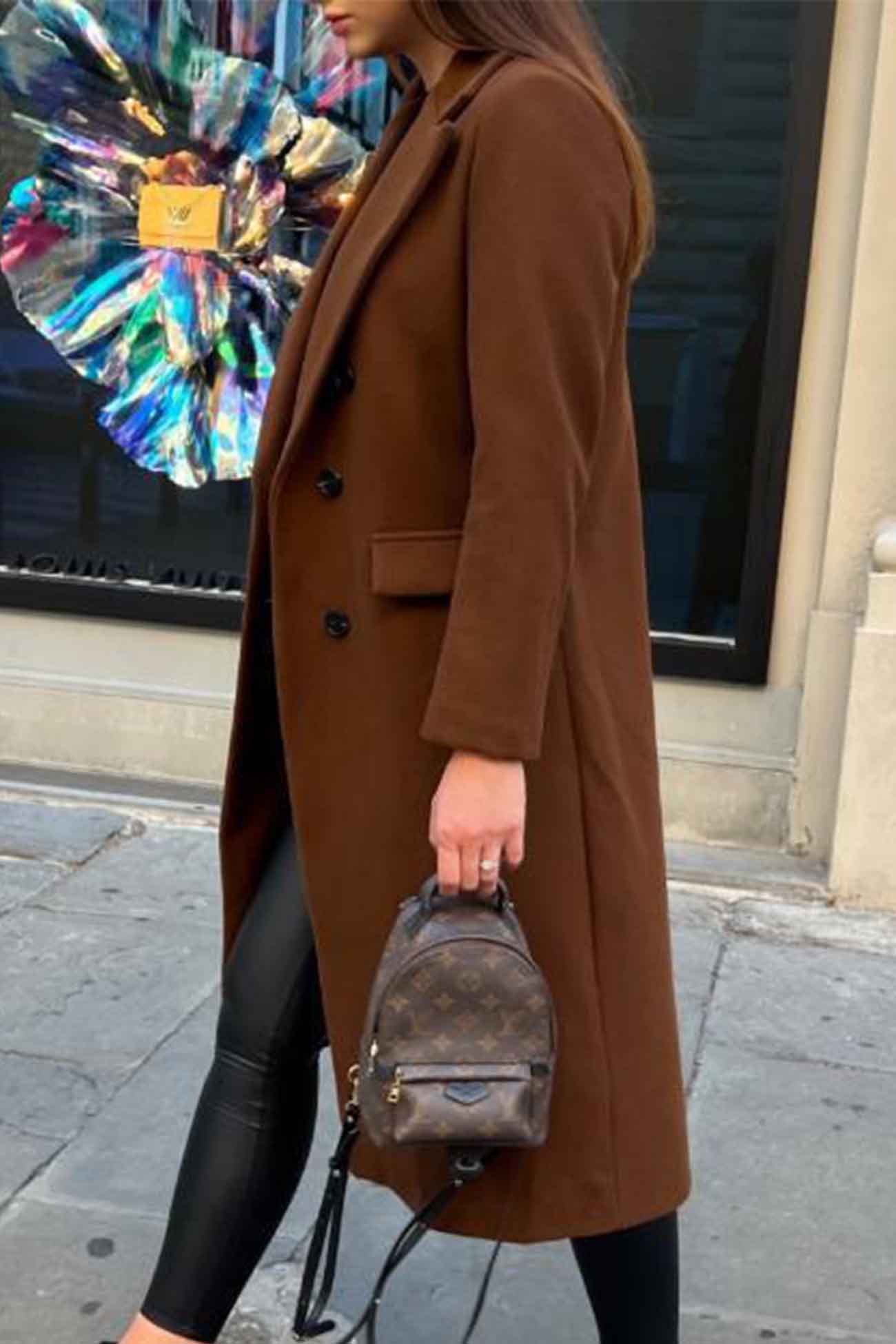 Giorgia | Double-breasted coat with lapels and long sleeves - Image 13