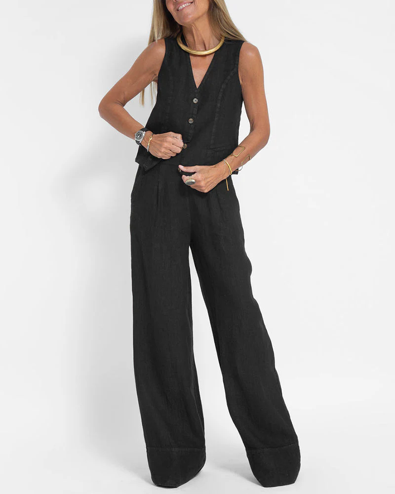 Giovanna® | Chic Set Consisting Of A Sleeveless Vest And Wide-Leg Trousers - Image 15