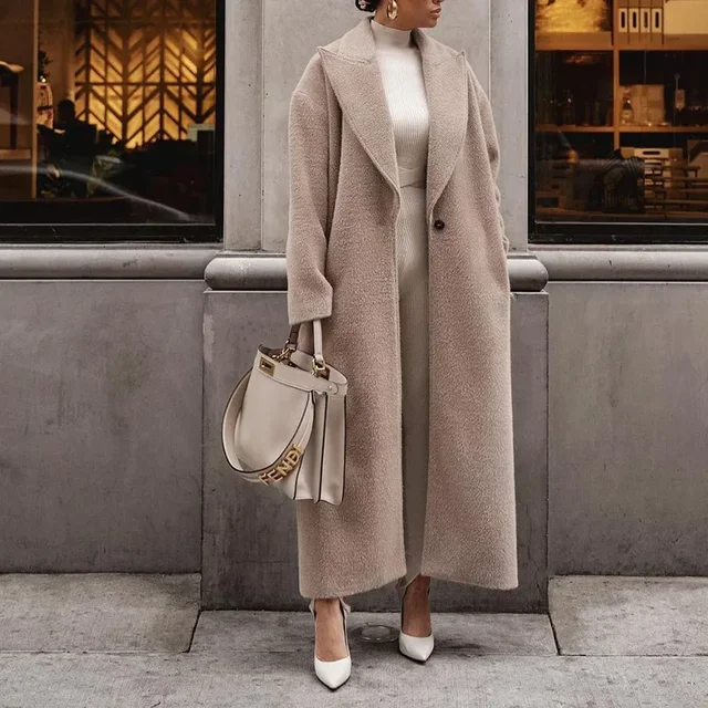Giovanna | Long-sleeved coat with lapels - Image 10