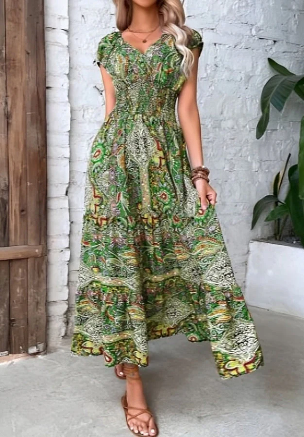 Gisela® | Stylish Dress With Vintage Print - Image 3