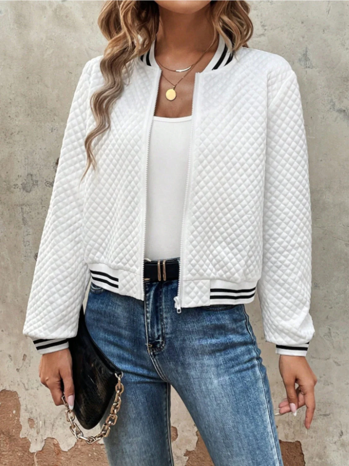 Gitta | Long sleeve jacket with zip - Image 3