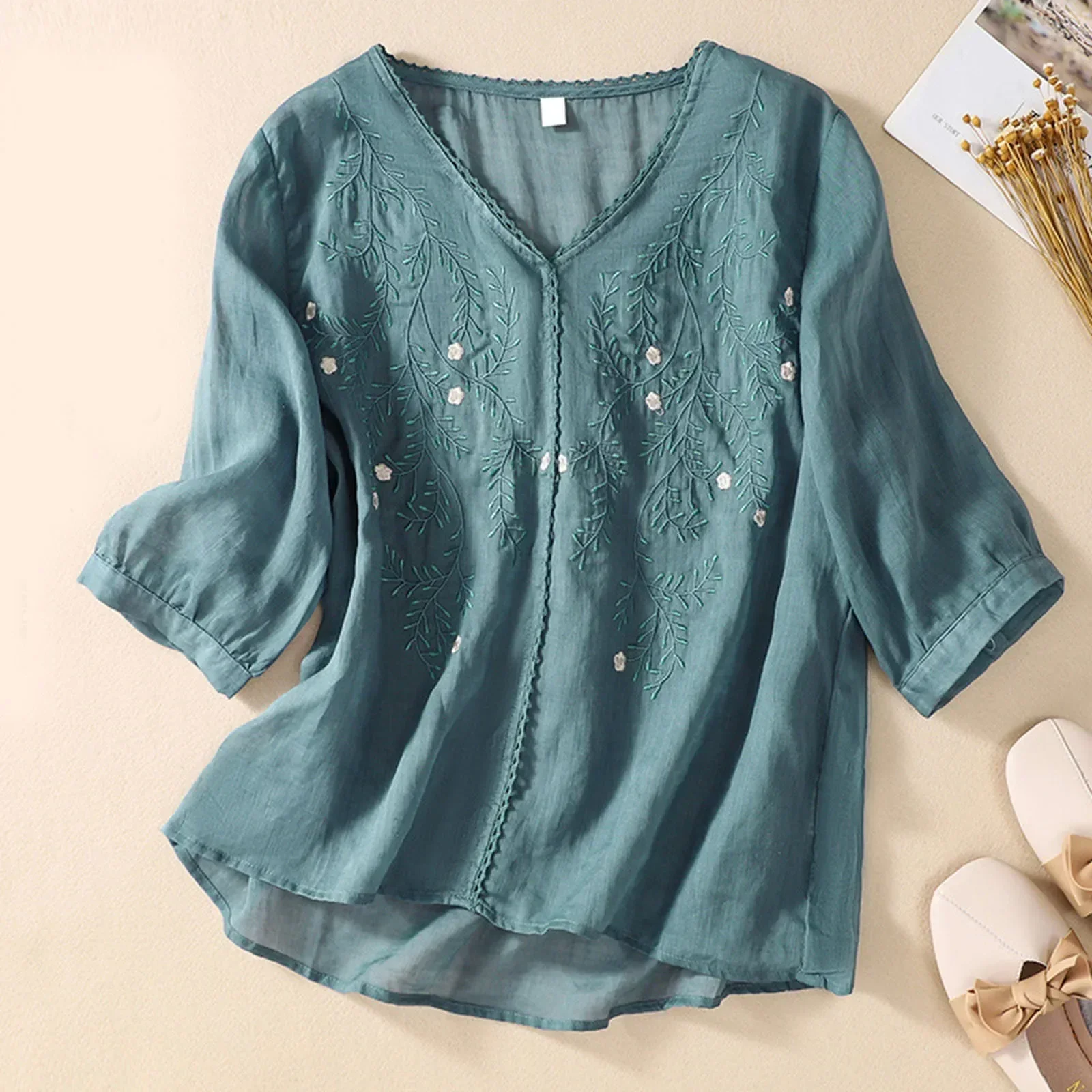 Giuliana® | Airy women's linen shirt