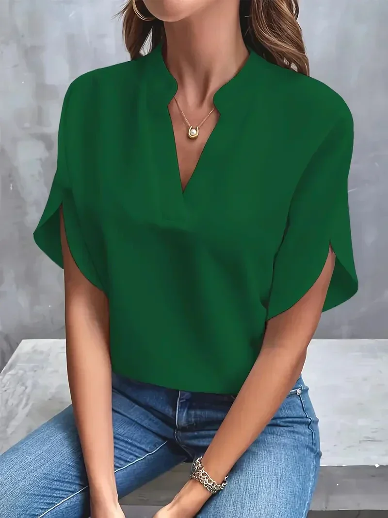 Gladys® | Blouse With V-Neck And Side Slits - Image 3