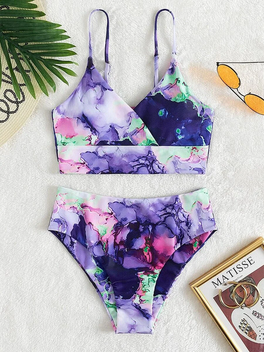 Gloria® | Bikini Elegant Bikini With Marble Print - Image 4