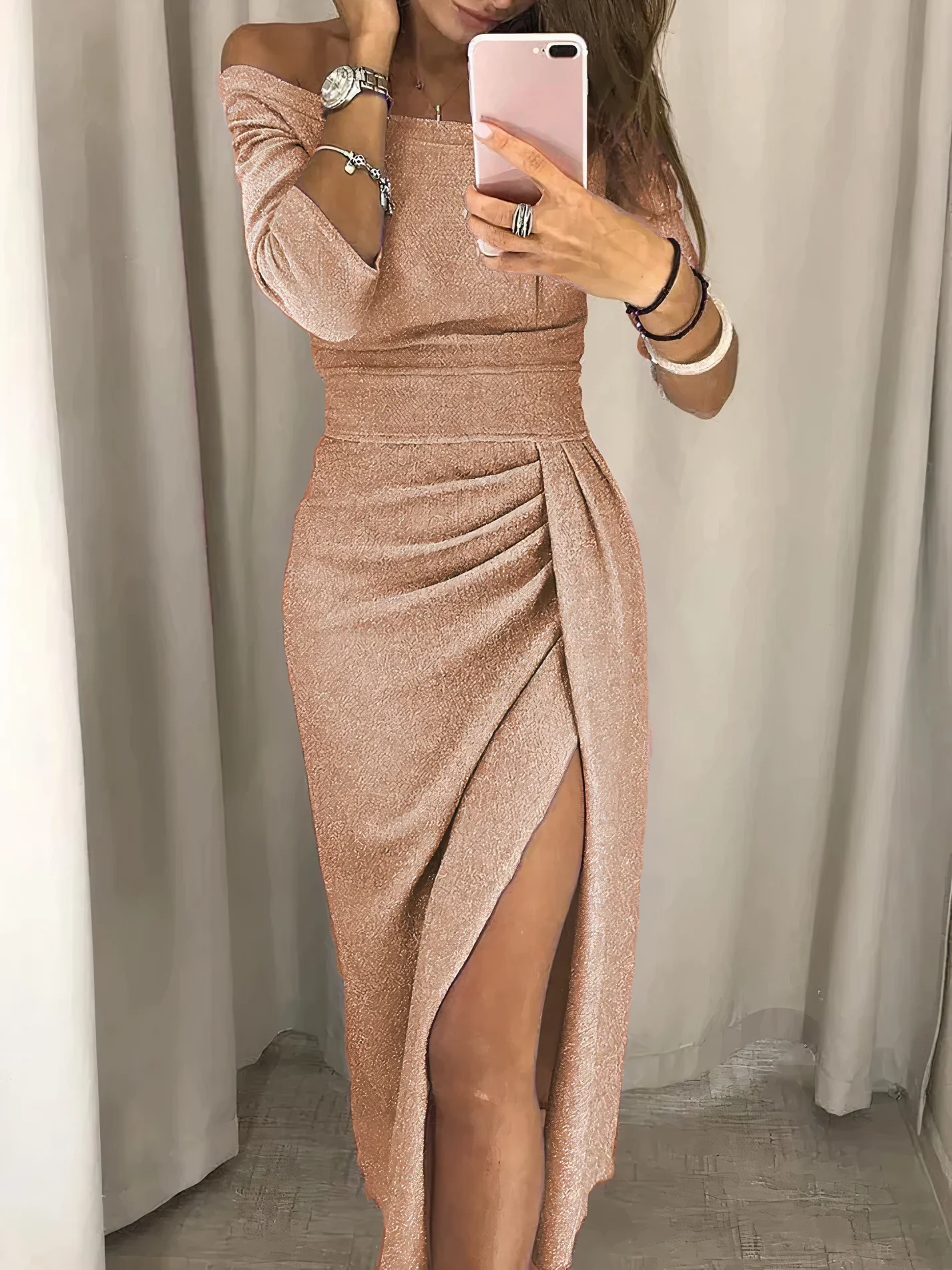 Gloria® | Shoulder-Hugging Pencil Dress - Image 3