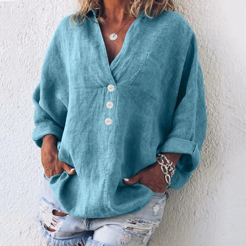 Gloria® | Stylish Linen Blouse - Image 3