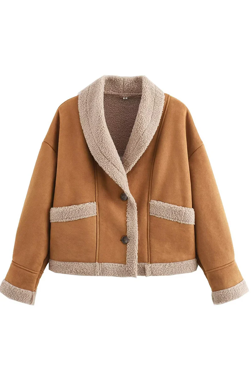 Godelieve | Casual outerwear with pocket buttons and turn-down collar for everyday wear - Image 8