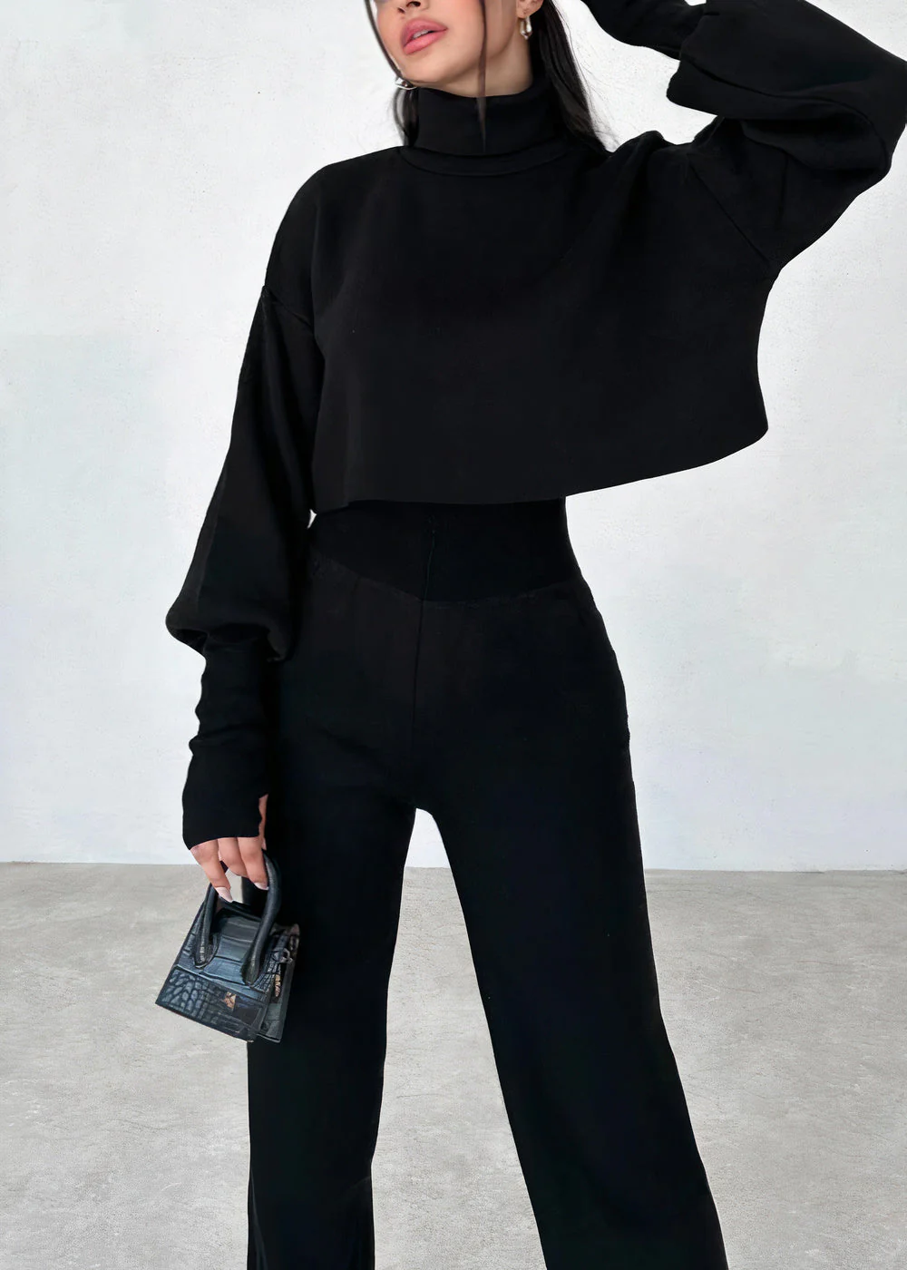 Greta® | Comfortable suit set with a high collar - Image 3