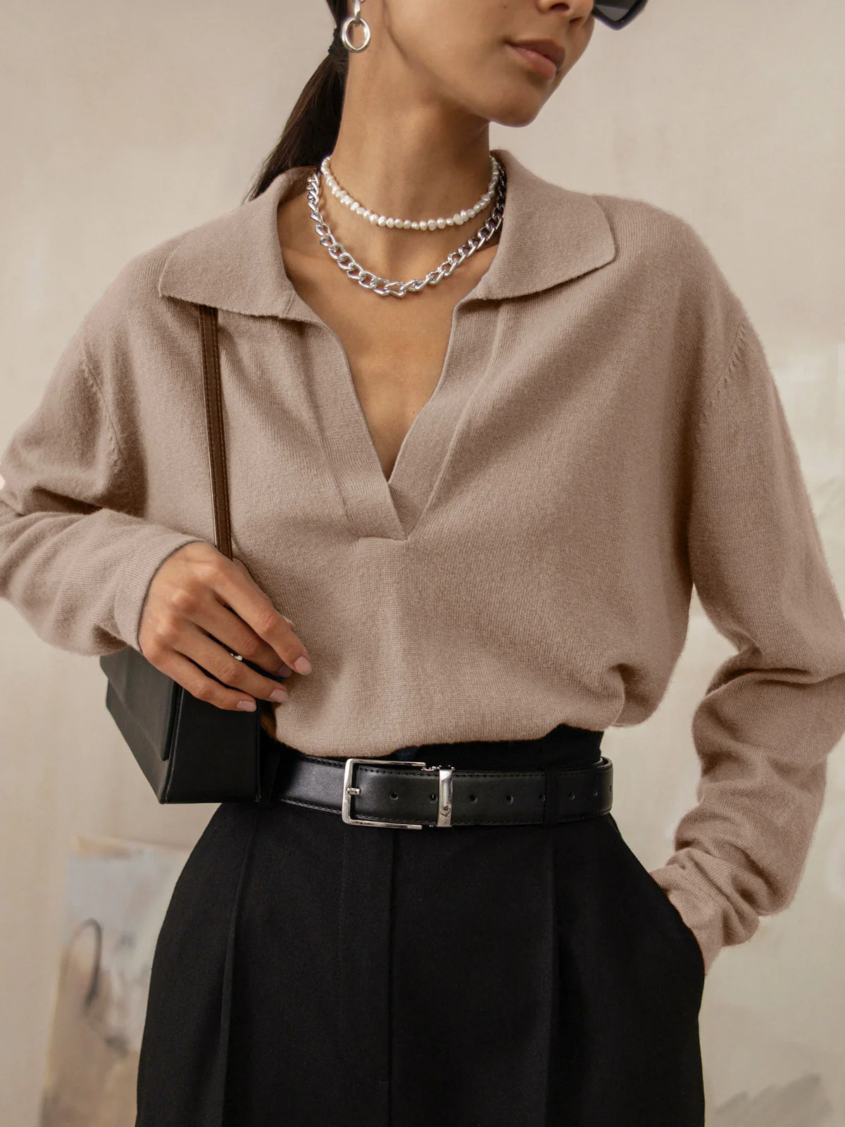 Greta | Sweater with collar
