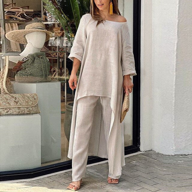 Griselda® | 2 Pcs. Stylish Linen Set