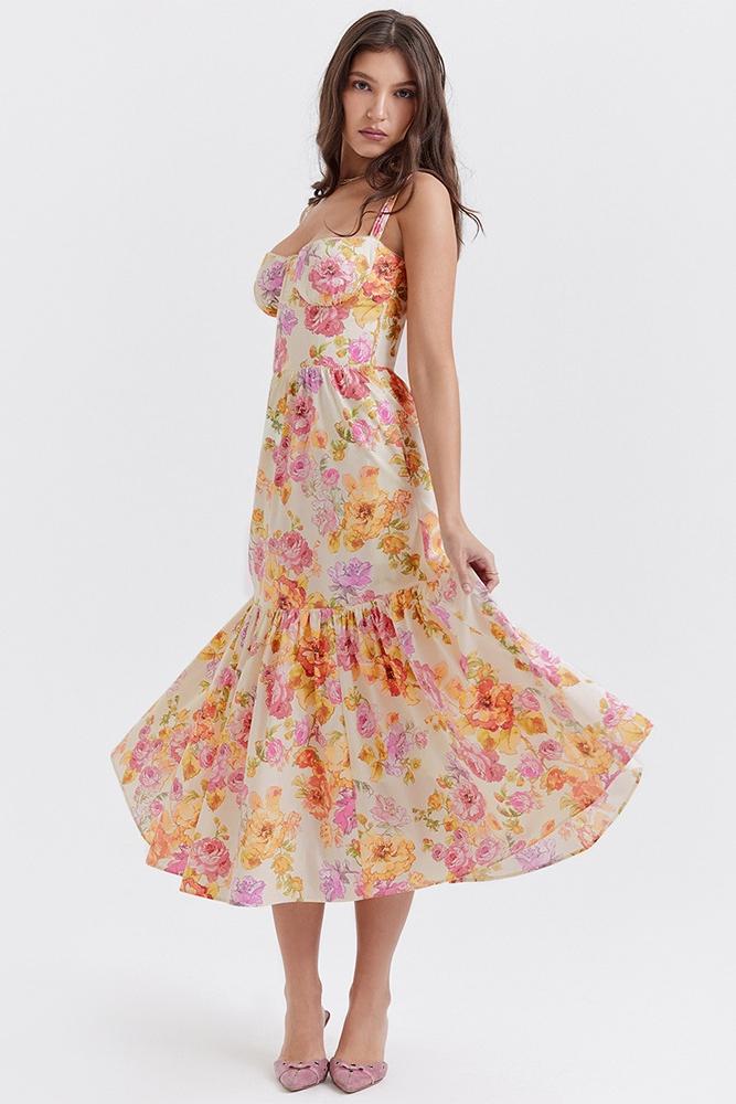 Guadalupe® | Flared Midi Dress With Print - Image 2